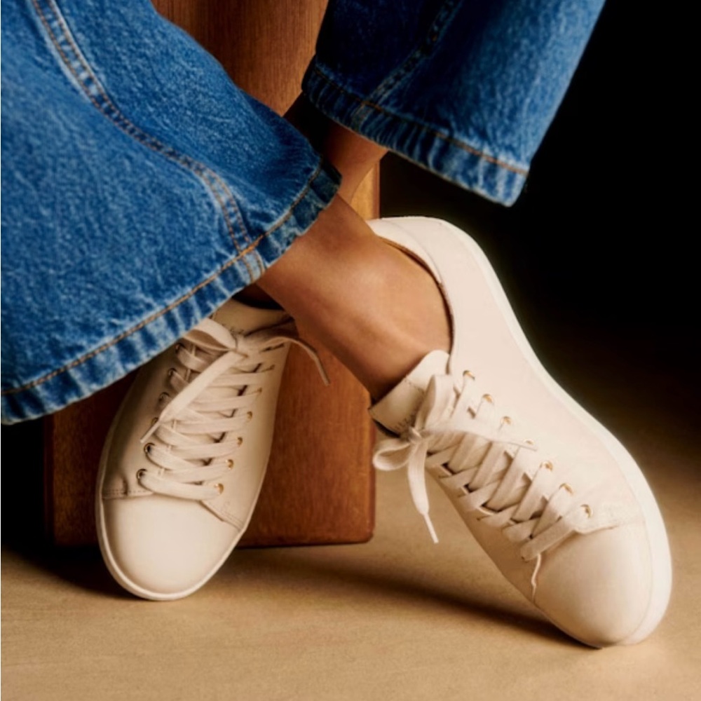 Sezane Jack Sneakers Size 7 - Ecru